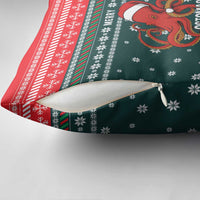 Merry Octomas Christmas Pillow Cover Xmas Holiday Patterns - Wonder Print Shop