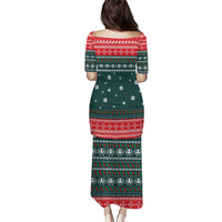 Merry Octomas Christmas Puletasi Xmas Holiday Patterns - Wonder Print Shop