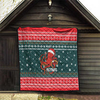 Merry Octomas Christmas Quilt Xmas Holiday Patterns - Wonder Print Shop
