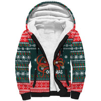 Merry Octomas Christmas Sherpa Hoodie Xmas Holiday Patterns - Wonder Print Shop