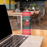 Merry Octomas Christmas Skinny Tumbler Xmas Holiday Patterns - Wonder Print Shop