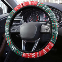 Merry Octomas Christmas Steering Wheel Cover Xmas Holiday Patterns - Wonder Print Shop