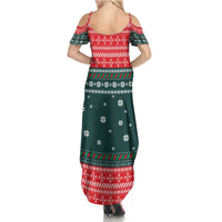 Merry Octomas Christmas Summer Maxi Dress Xmas Holiday Patterns - Wonder Print Shop