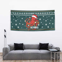 Merry Octomas Christmas Tapestry Xmas Holiday Patterns - Wonder Print Shop