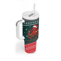 Merry Octomas Christmas Tumbler With Handle Xmas Holiday Patterns - Wonder Print Shop