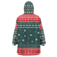 Merry Octomas Christmas Wearable Blanket Hoodie Xmas Holiday Patterns - Wonder Print Shop