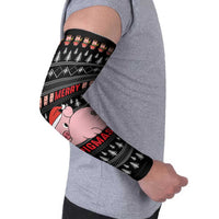 Merry Pigmas Christmas Arm Sleeves Xmas Holiday Patterns - Wonder Print Shop