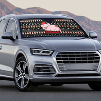 Merry Pigmas Christmas Auto Sun Shade Xmas Holiday Patterns - Wonder Print Shop