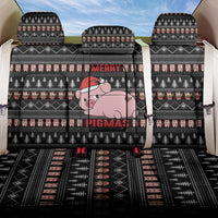 Merry Pigmas Christmas Back Car Seat Cover Xmas Holiday Patterns - Wonder Print Shop