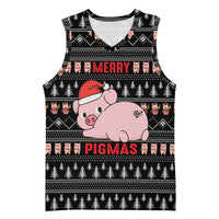Merry Pigmas Christmas Basketball Jersey Xmas Holiday Patterns - Wonder Print Shop