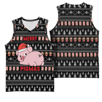 Merry Pigmas Christmas Basketball Jersey Xmas Holiday Patterns - Wonder Print Shop