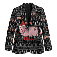 Merry Pigmas Christmas Blazer Xmas Holiday Patterns - Wonder Print Shop