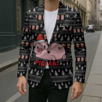 Merry Pigmas Christmas Blazer Xmas Holiday Patterns - Wonder Print Shop
