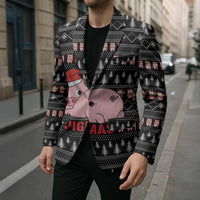 Merry Pigmas Christmas Blazer Xmas Holiday Patterns - Wonder Print Shop