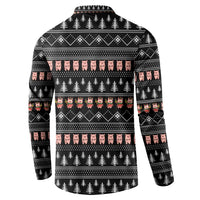 Merry Pigmas Christmas Button Sweatshirt Xmas Holiday Patterns - Wonder Print Shop