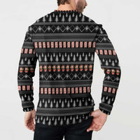 Merry Pigmas Christmas Button Sweatshirt Xmas Holiday Patterns - Wonder Print Shop