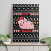 Merry Pigmas Christmas Canvas Wall Art Xmas Holiday Patterns - Wonder Print Shop