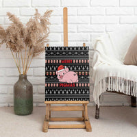 Merry Pigmas Christmas Canvas Wall Art Xmas Holiday Patterns - Wonder Print Shop