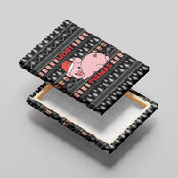 Merry Pigmas Christmas Canvas Wall Art Xmas Holiday Patterns - Wonder Print Shop