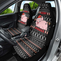 Merry Pigmas Christmas Car Seat Cover Xmas Holiday Patterns - Wonder Print Shop