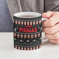 Merry Pigmas Christmas Ceramic Mug Xmas Holiday Patterns - Wonder Print Shop