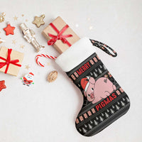 Merry Pigmas Christmas Stocking Xmas Holiday Patterns - Wonder Print Shop