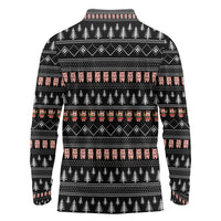 Merry Pigmas Christmas Long Sleeve Polo Shirt Xmas Holiday Patterns - Wonder Print Shop