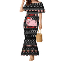 Merry Pigmas Christmas Mermaid Dress Xmas Holiday Patterns - Wonder Print Shop