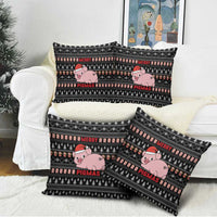 Merry Pigmas Christmas Pillow Cover Xmas Holiday Patterns - Wonder Print Shop