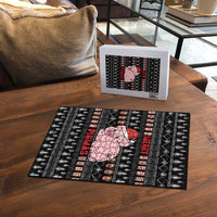 Merry Pigmas Christmas Puzzle Xmas Holiday Patterns - Wonder Print Shop