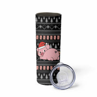 Merry Pigmas Christmas Skinny Tumbler Xmas Holiday Patterns - Wonder Print Shop