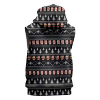 Merry Pigmas Christmas Sleeveless Zip Hoodie Xmas Holiday Patterns - Wonder Print Shop