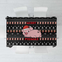 Merry Pigmas Christmas Tablecloth Xmas Holiday Patterns - Wonder Print Shop