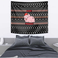 Merry Pigmas Christmas Tapestry Xmas Holiday Patterns - Wonder Print Shop