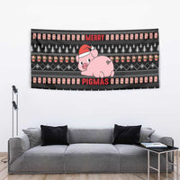 Merry Pigmas Christmas Tapestry Xmas Holiday Patterns - Wonder Print Shop