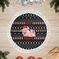Merry Pigmas Christmas Tree Skirt Xmas Holiday Patterns - Wonder Print Shop