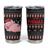 Merry Pigmas Christmas Tumbler Cup Xmas Holiday Patterns - Wonder Print Shop