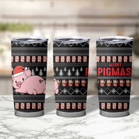 Merry Pigmas Christmas Tumbler Cup Xmas Holiday Patterns - Wonder Print Shop