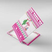 Pink Flamingo Christmas Canvas Wall Art Xmas Holiday Patterns - Wonder Print Shop