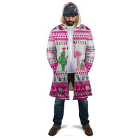 Pink Flamingo Christmas Cloak Xmas Holiday Patterns - Wonder Print Shop