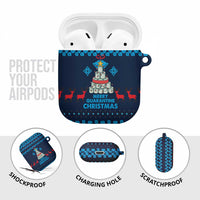 Merry Quarantine Christmas AirPods Case Xmas Holiday Patterns - Wonder Print Shop