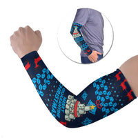 Merry Quarantine Christmas Arm Sleeves Xmas Holiday Patterns - Wonder Print Shop