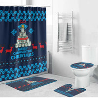 Merry Quarantine Christmas Bathroom Set Xmas Holiday Patterns - Wonder Print Shop