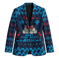 Merry Quarantine Christmas Blazer Xmas Holiday Patterns - Wonder Print Shop