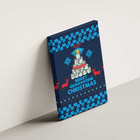 Merry Quarantine Christmas Canvas Wall Art Xmas Holiday Patterns - Wonder Print Shop
