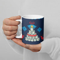 Merry Quarantine Christmas Ceramic Mug Xmas Holiday Patterns - Wonder Print Shop
