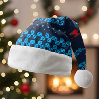 Merry Quarantine Christmas Santa Hat Xmas Holiday Patterns - Wonder Print Shop