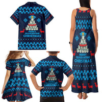 Merry Quarantine Christmas Family Matching Tank Maxi Dress and Hawaiian Shirt Xmas Holiday Patterns - Wonder Print Shop