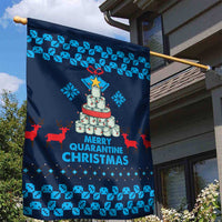 Merry Quarantine Christmas Garden Flag Xmas Holiday Patterns - Wonder Print Shop