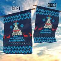 Merry Quarantine Christmas Garden Flag Xmas Holiday Patterns - Wonder Print Shop